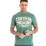 Tokyo Laundry Mens Boxed T-Shirt Dark Green Grindle