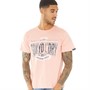 Tokyo Laundry Mens Bout T-Shirt Coral