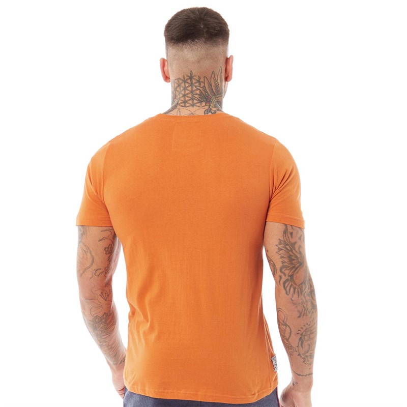 Tokyo Laundry Mens Woods T-Shirt Orange
