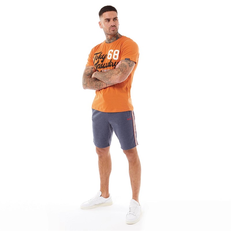 Tokyo Laundry Mens Woods T-Shirt Orange