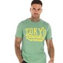Tokyo Laundry Mens Shaker T-Shirt Light Green Grindle