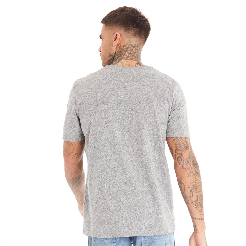 Tokyo Laundry Mens Stars 68 T-Shirt Light Grey Grindle