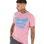 Tokyo Laundry Mens Rocket T-Shirt Light Pink Grindle