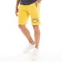 Tokyo Laundry Mens Otter Rock Jersey Shorts Yellow