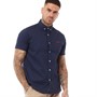 Tokyo Laundry Mens Elbury Short Sleeve Shirt Navy