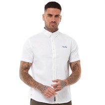 Tokyo Laundry Mens Elbury Short Sleeve Shirt White