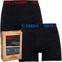 Tokyo Laundry Mens Tilson Two Pack Boxers Black