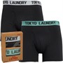 Tokyo Laundry Mens Trader Two Pack Boxers Pack-B