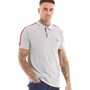 Tokyo Laundry Mens Tape Polo Light Grey Marl