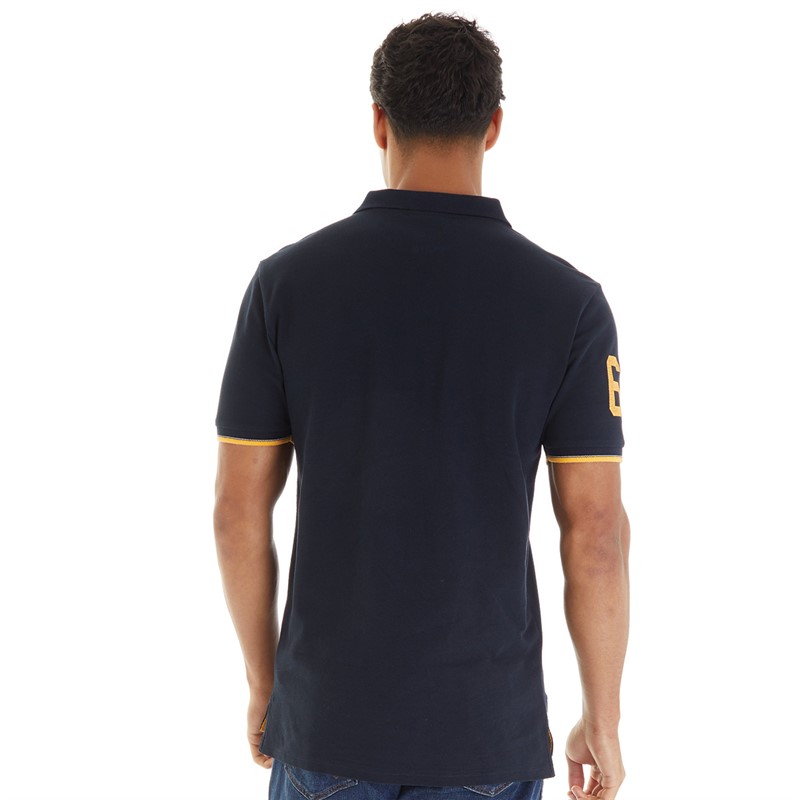 Tokyo Laundry Mens Sporty Polo Navy