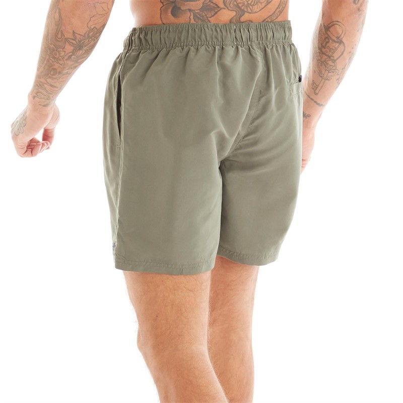 Tokyo Laundry Mens Namaste Swim Shorts Olive