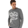 Tokyo Laundry Mens Revo Long Sleeve Top Grey