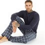 Tokyo Laundry Mens Glencoe Loungewear Set Navy