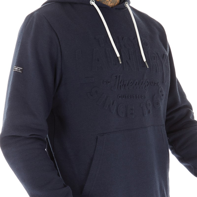 Tokyo Laundry Mens Tides Hoodie Navy