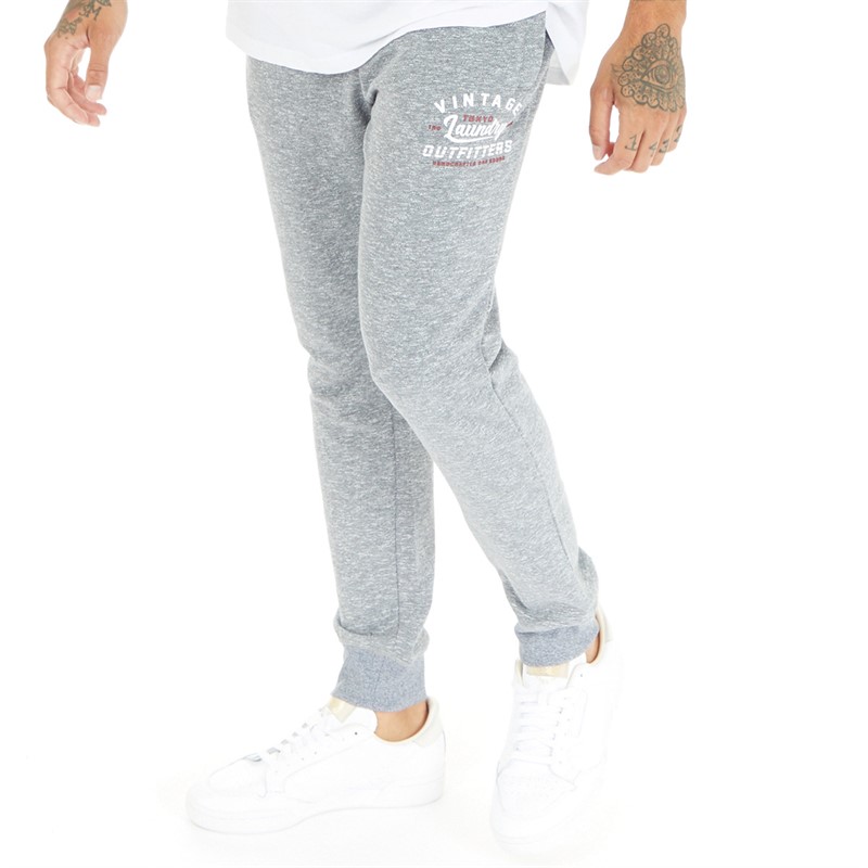 Tokyo Laundry Mens Swifter Joggers Light Grey