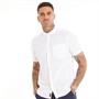 Tokyo Laundry Mens Bertrand Short Sleeve Shirt White