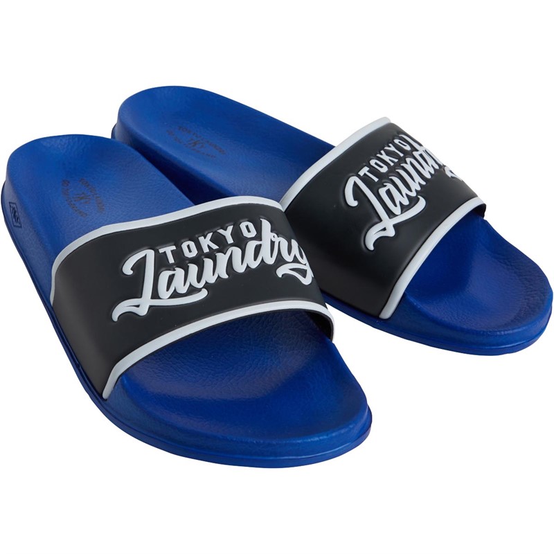 Buy Tokyo Laundry Mens Raggo Sliders Blue