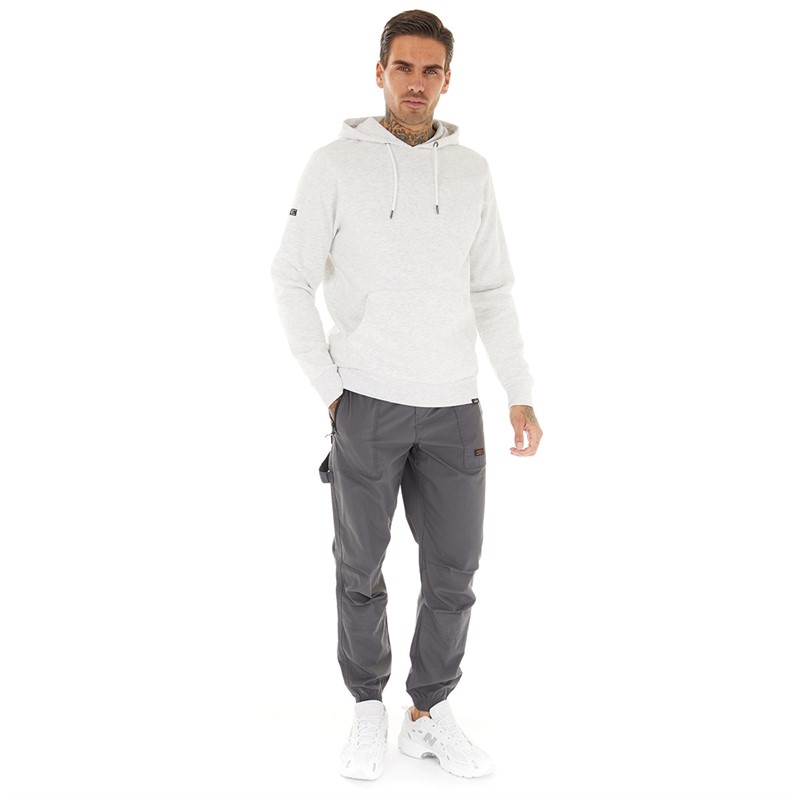 Tokyo Laundry Mens Kofi Cargo Pants Grey