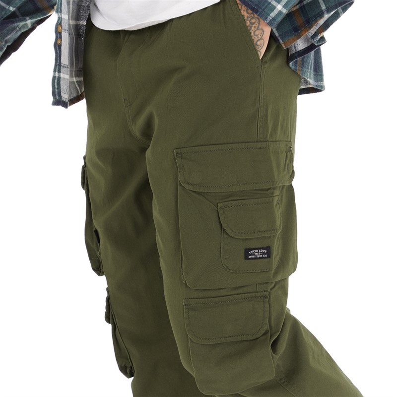 Tokyo Laundry Mens Cathay Cargo Pants Khaki