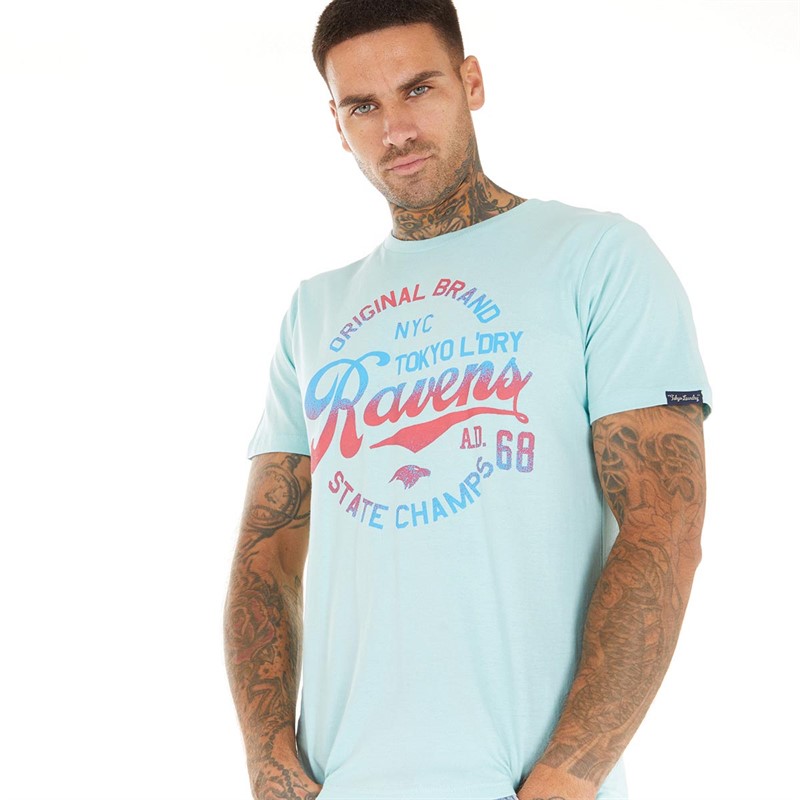 Buy Tokyo Laundry Mens Ravens T-Shirt Aqua