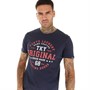 Tokyo Laundry Mens Empire T-Shirt Navy