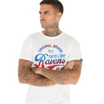 Tokyo Laundry Mens Ravens T-Shirt Snow White