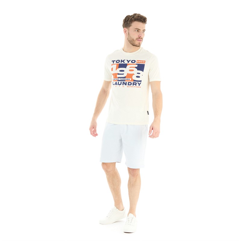 Tokyo Laundry Mens Control T-Shirt Sand