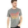 Tokyo Laundry Mens Winger T-Shirt Grey Marl