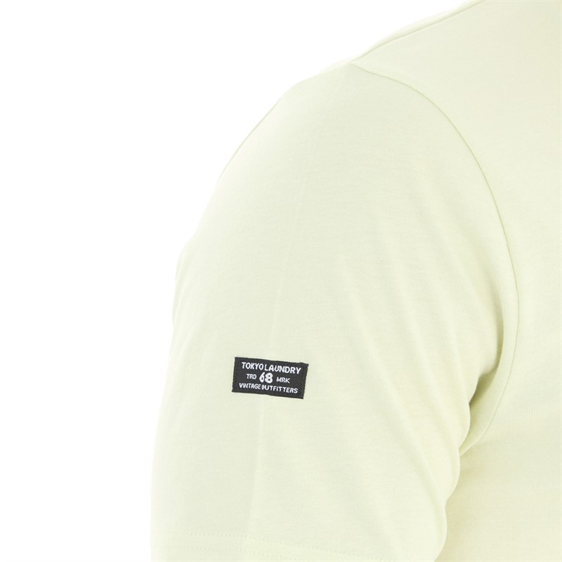 Tokyo Laundry Mens Standard T-Shirt Green