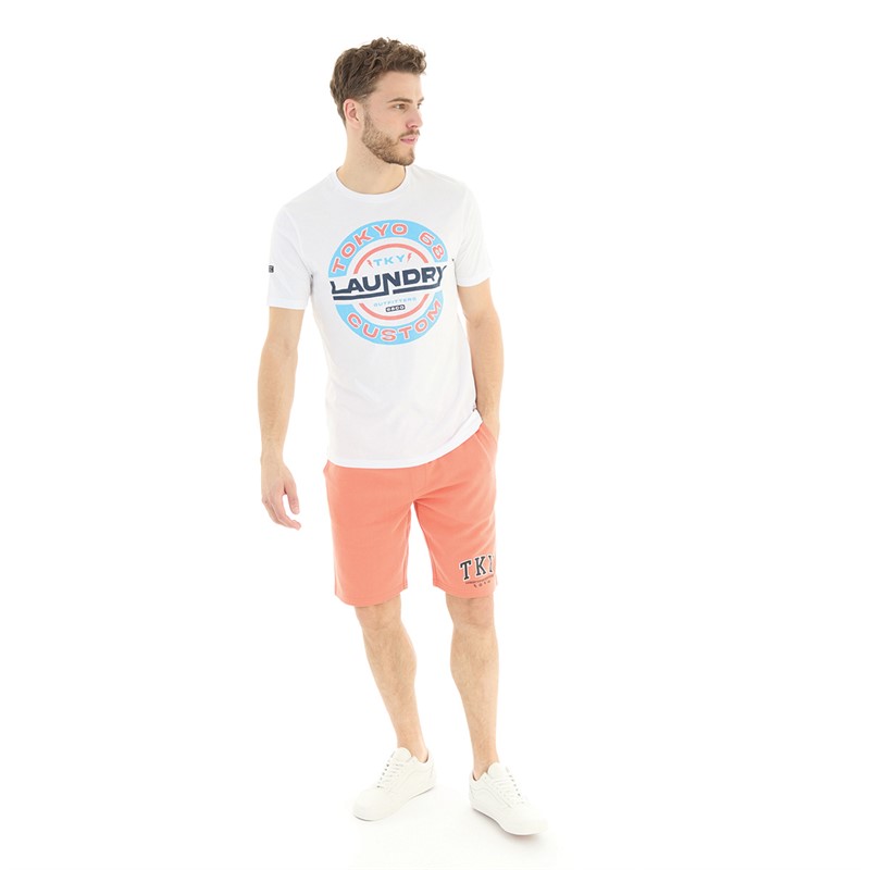 Tokyo Laundry Mens Tremper T-Shirt White