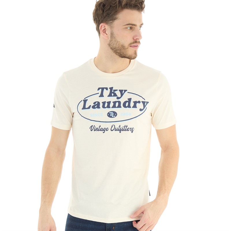 Tokyo Laundry Mens Standard T-Shirt Sand