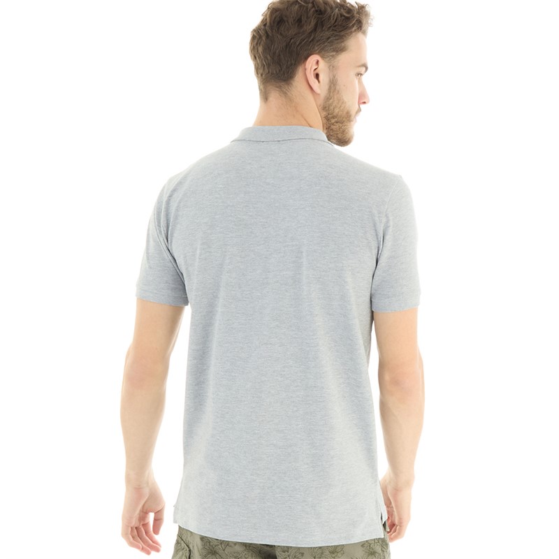 Tokyo Laundry Mens Mortimer Polo Light Grey