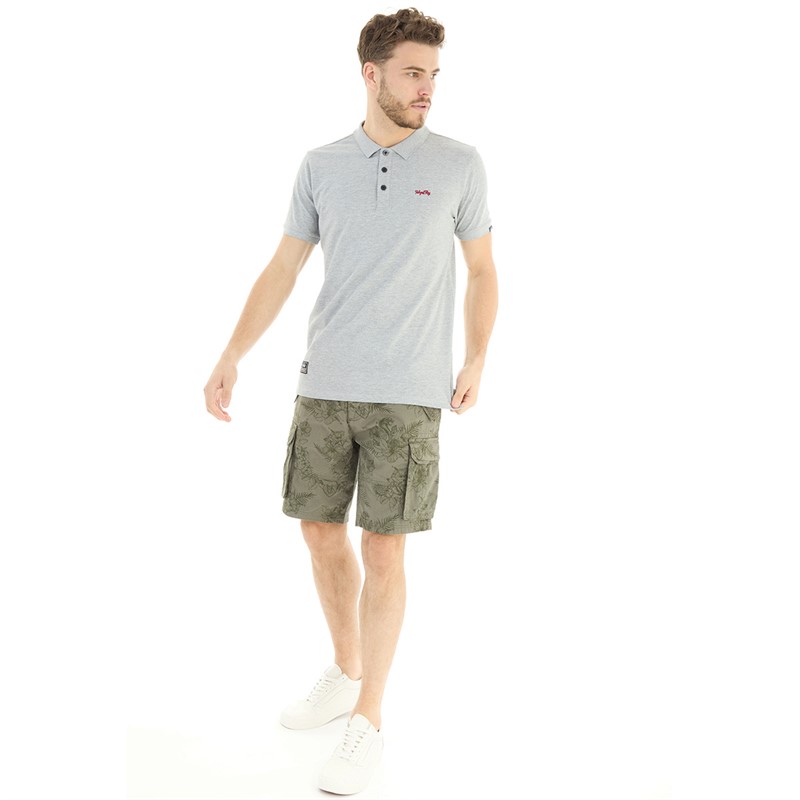 Tokyo Laundry Mens Mortimer Polo Light Grey