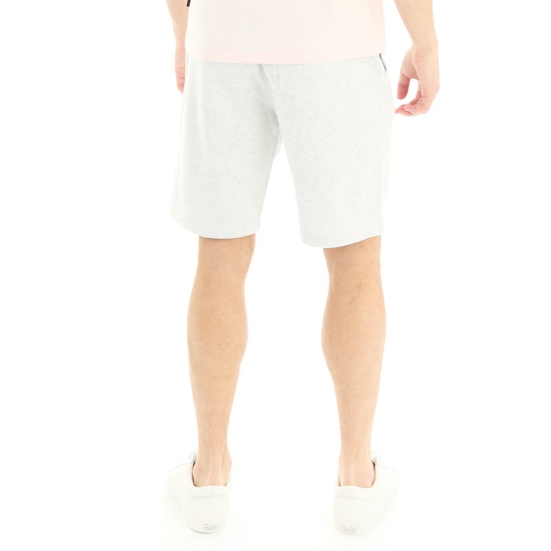 Tokyo Laundry Mens Refract Jersey Shorts Light Grey