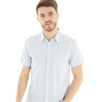 Tokyo Laundry Mens Bertrand Short Sleeve Shirt Soft Blue