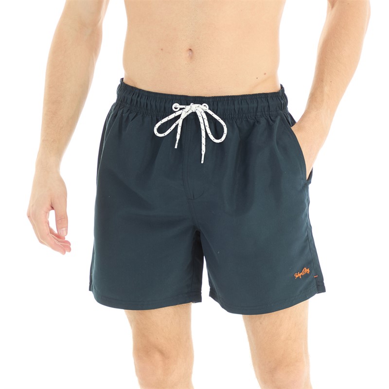 Tokyo Laundry Mens Namaste Swim Shorts Navy