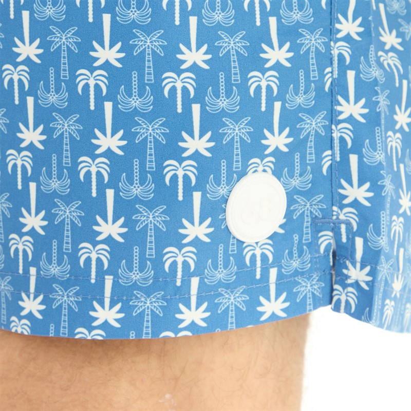 Tokyo Laundry Mens Magos Swim Shorts Blue