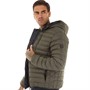 Tokyo Laundry Mens Vizzini Quilted Puffer Jacket Khaki