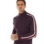 Tokyo Laundry Mens Tindle Quarter Zip Funnel Neck Knitted Jumper Sky Captain and Port Royal Twist