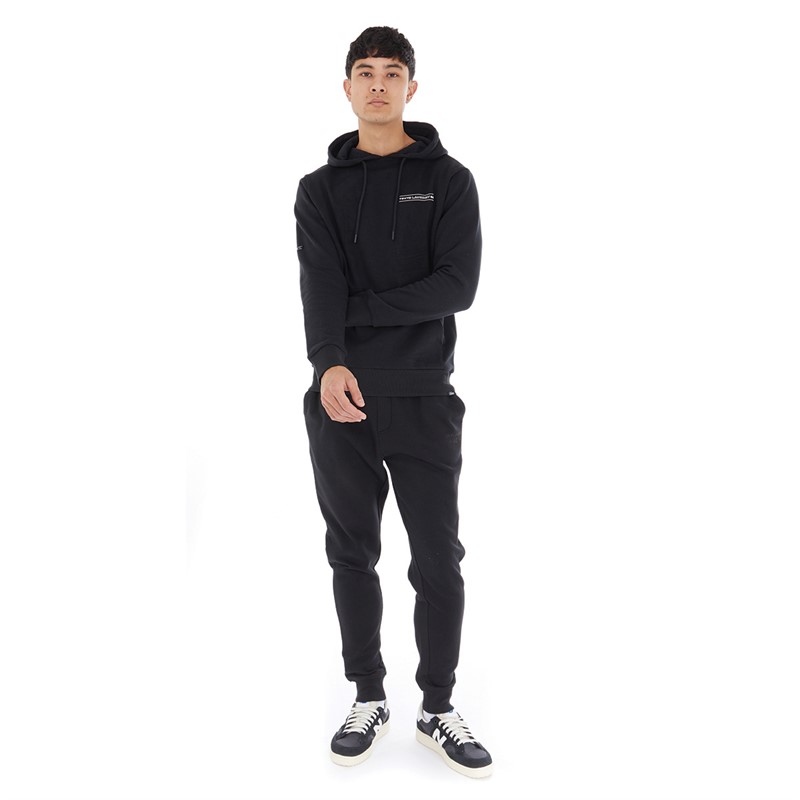 Tokyo Laundry Mens Valence Hoodie Jet Black