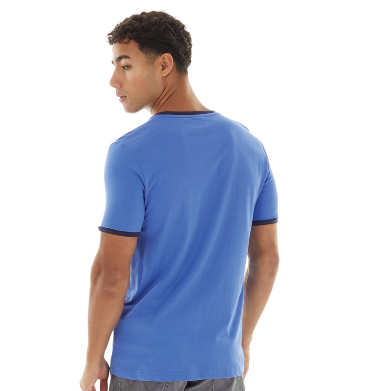 Tokyo Laundry Mens Ryobi T-Shirt Blue Grindle