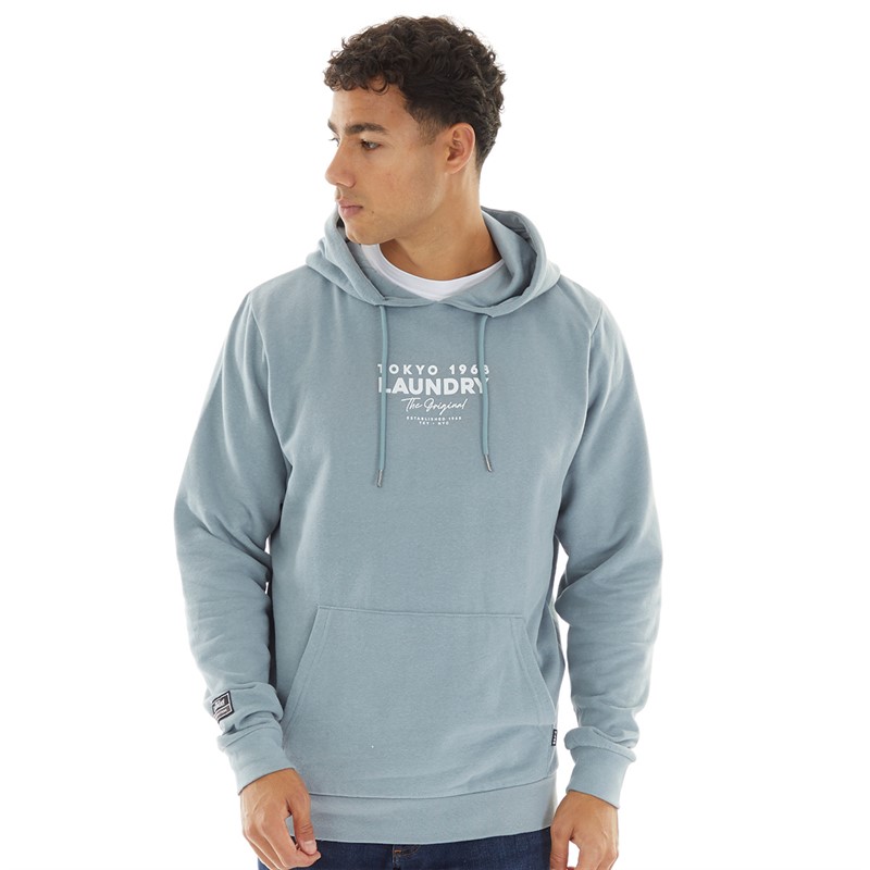 Tokyo Laundry Mens Kole Hoodie Grey