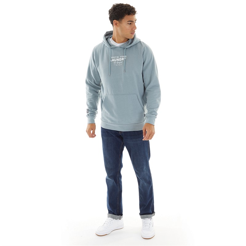 Tokyo Laundry Mens Kole Hoodie Grey