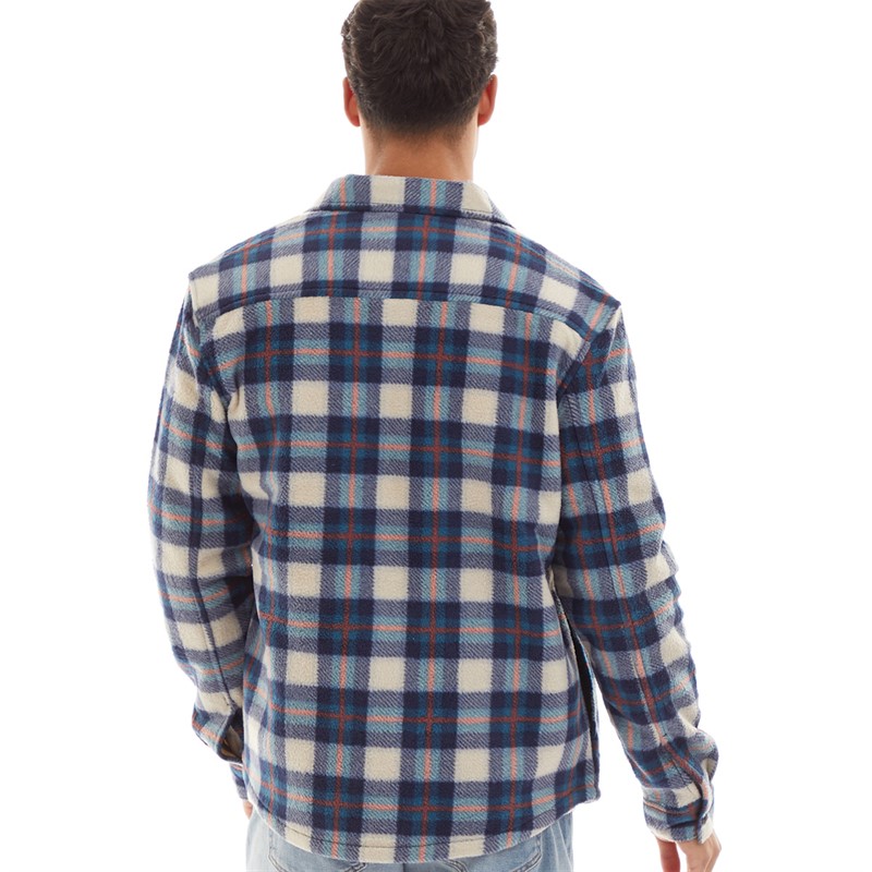 Tokyo Laundry Mens Esteban Long Sleeve Checked Shirt Blue Check