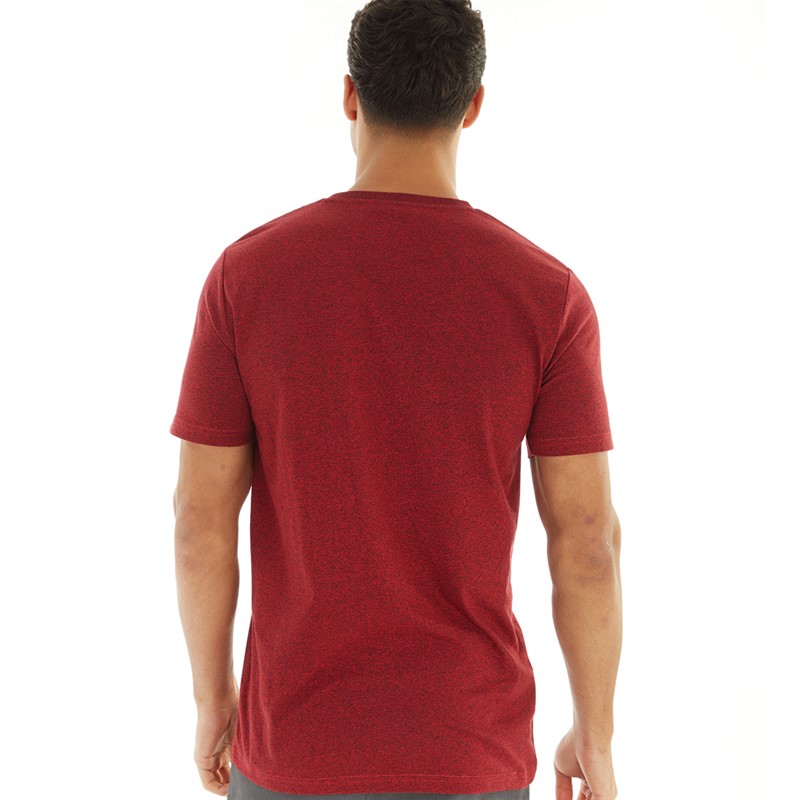 Tokyo Laundry Mens Leon T-Shirt Red Grindle