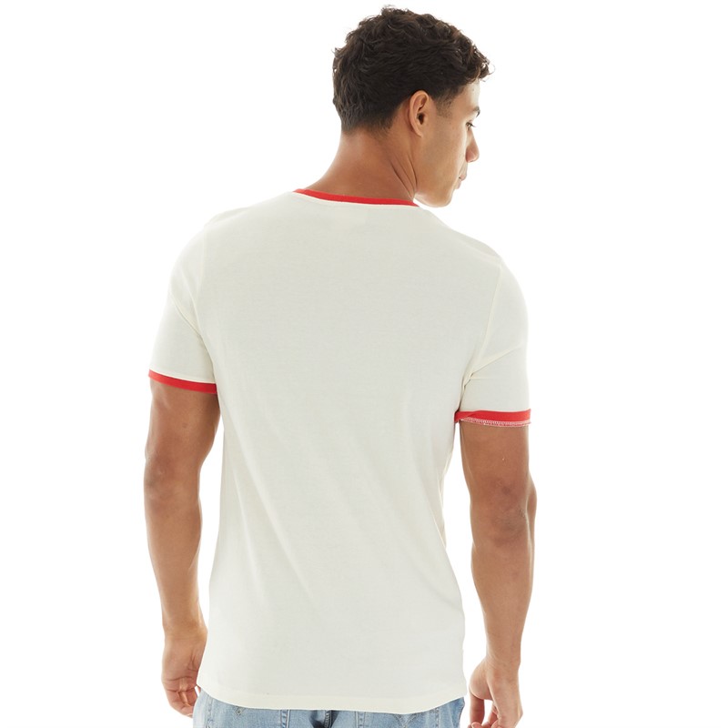 Tokyo Laundry Mens Ryobi T-Shirt White Grindle