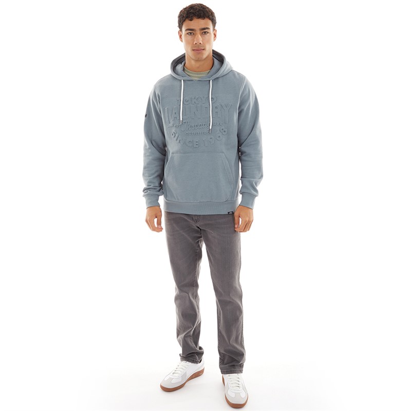 Tokyo Laundry Mens Tides Hoodie Cool Grey