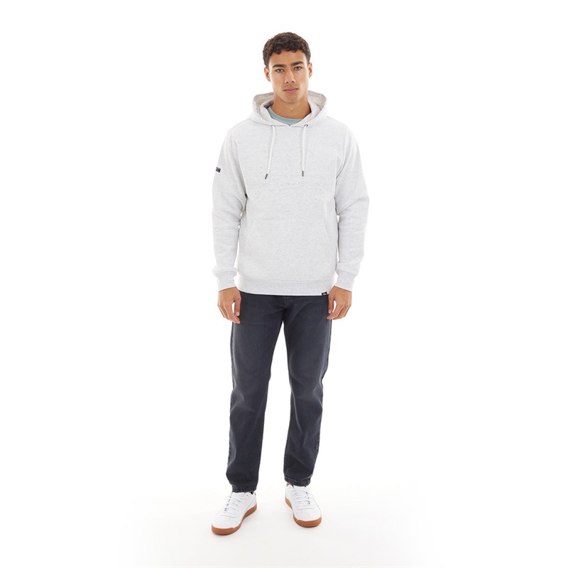 Tokyo Laundry Mens Tides Hoodie Ice Grey Marl