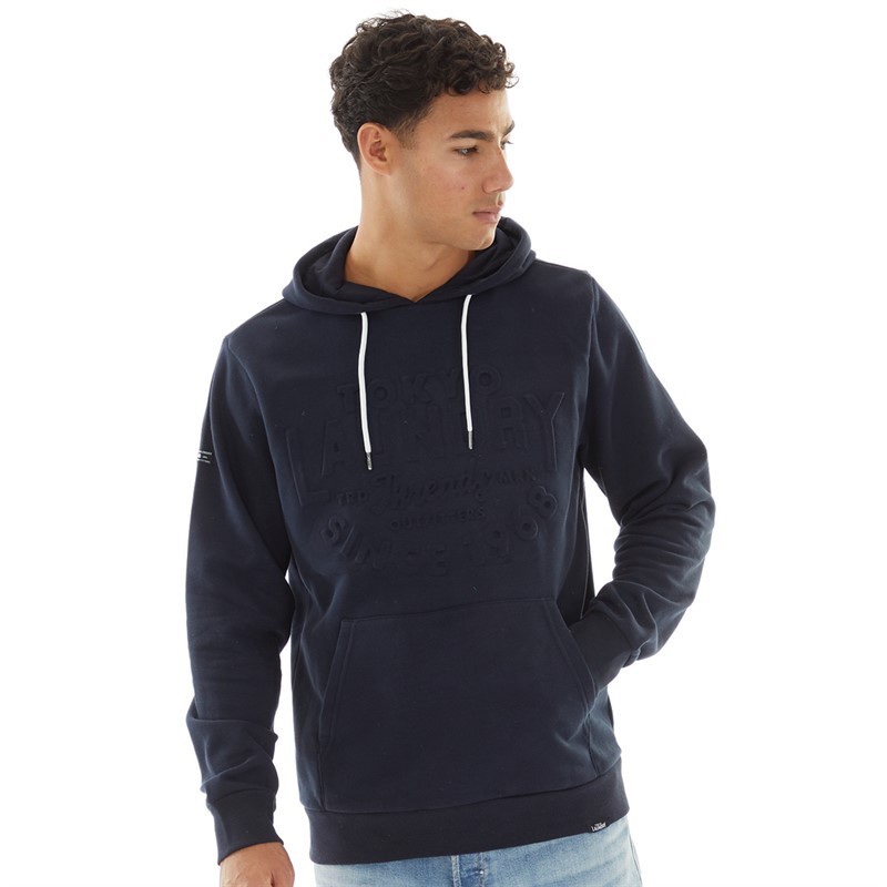 Tokyo Laundry Mens Tides Hoodie Navy