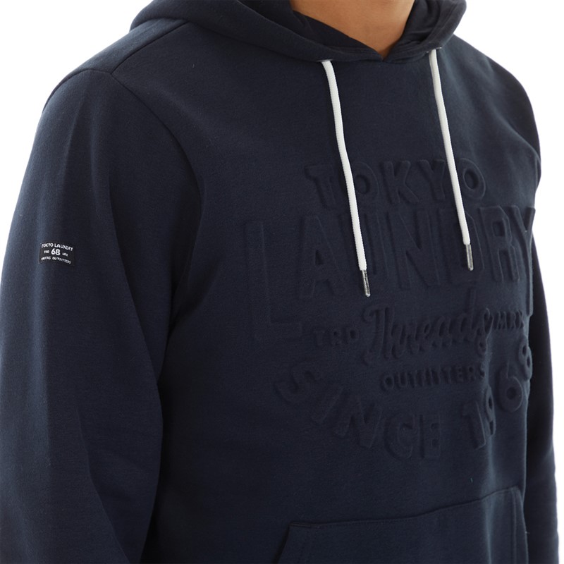 Tokyo Laundry Mens Tides Hoodie Navy